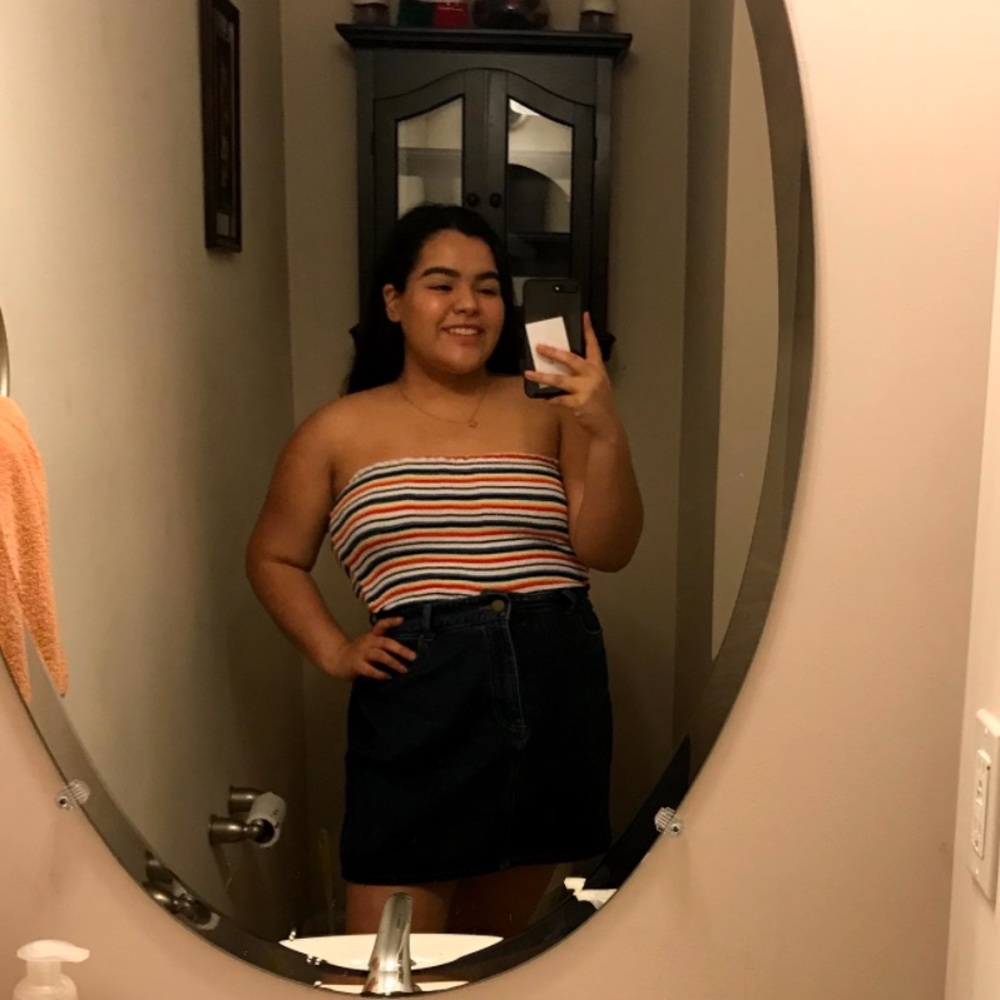 Denim skirt